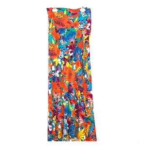 3/$40 Slinky LuLaRoe Tropical Maxi Skirt/Dress